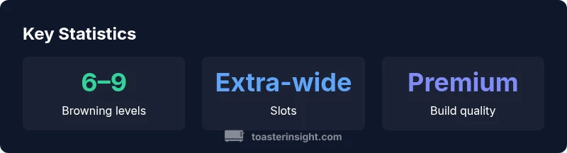 Smeg 4-slice toaster stats infographic